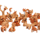 Mexican nativity scene with dozens of figures.